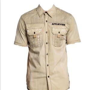 Affliction polo shirt